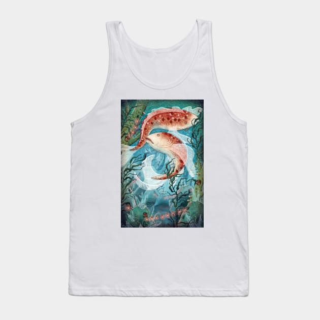 River Ramblers: Print Version Tank Top by TaylorRoseMakesArt